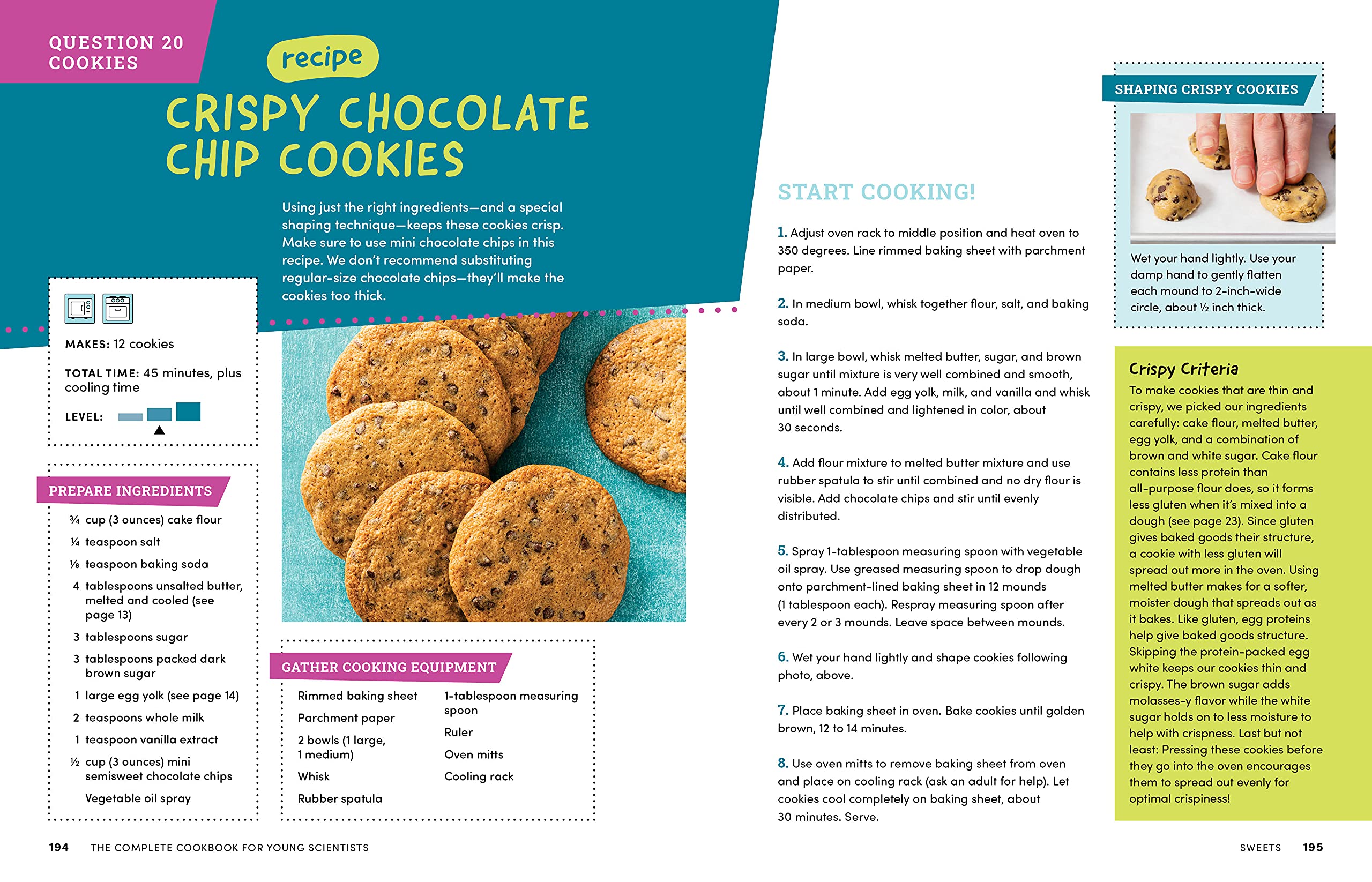 (*FREE*) The Complete Cookbook for Young Scientists: Good Science Makes Great Food: 70+ Recipes, Experiments, & Activities (Young Chefs Series)
