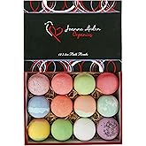 Bath Bombs for Women Gift Set. 12 Fizzy Handmade Shea Butter Essential Oil Bath Bombs for Mom & Wife. Gift for Women & Men.