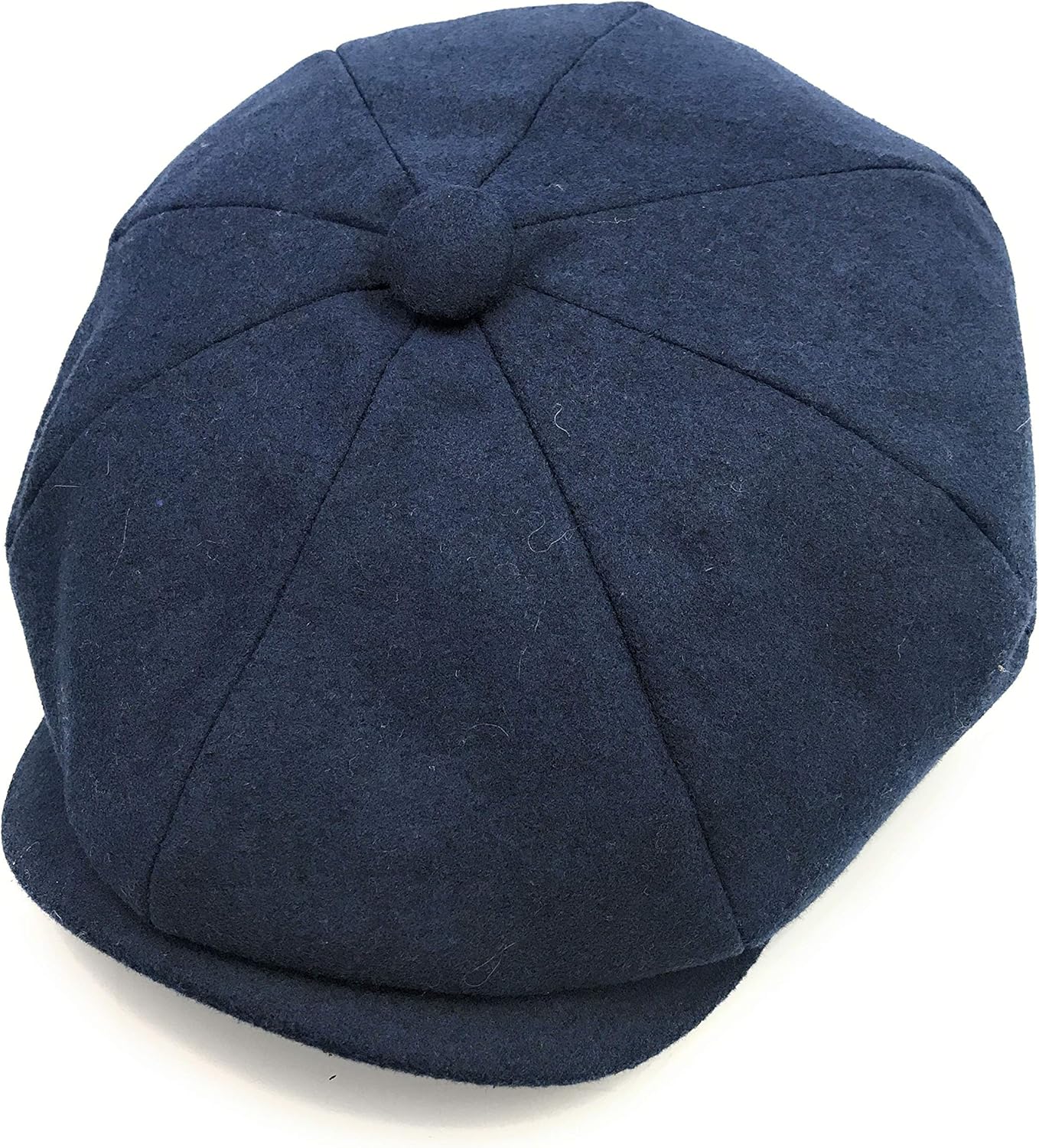 Newsboy Cap Peaky Style Mens 8 Panel Plain Navy Baker Boy Flat Cap
