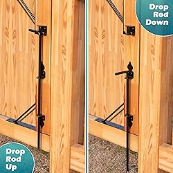 YONSIN 18" Cane Bolt Heavy Duty Drop Rod Gate