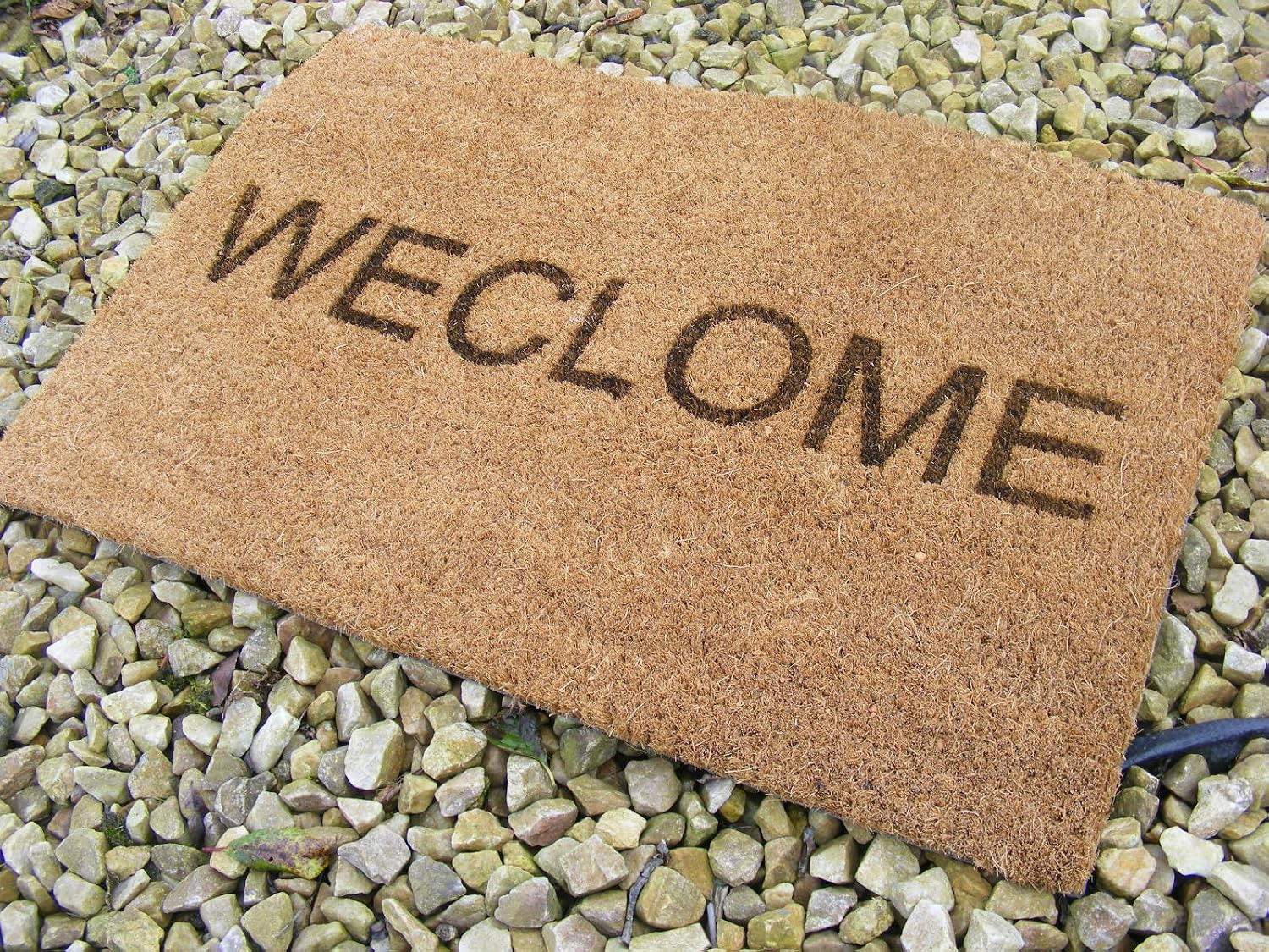 FastCraft STILL GAME INSPIRED MISSPELLED WECLOME WELCOME DOOR MAT 60x40 cm COIR DOORMAT INDOOR FLOOR ENTRANCE RUG NOVELTY PRESENT HOUSE WARMING GIFT - Image 3