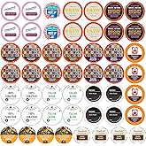 Perfect Samplers Dark Roast and Flavors Single Serve Coffee Pods for Keurig K Cup Machines, Bold Lover's Select, 50 Count