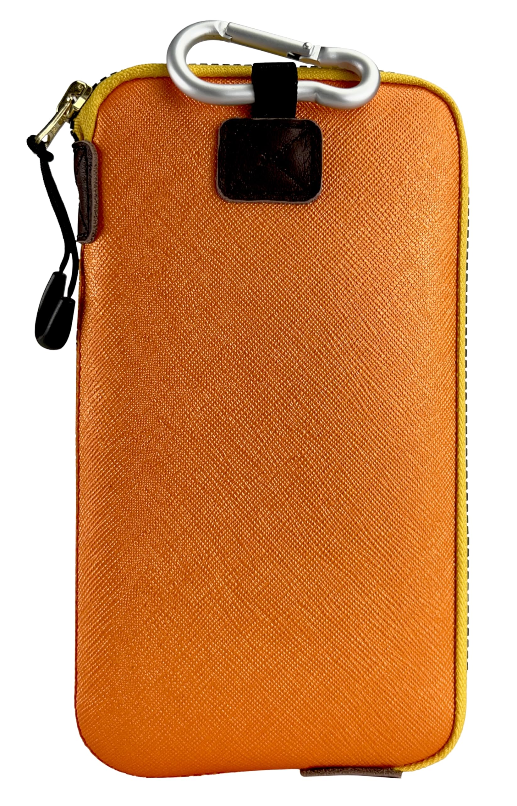 OneJoy Mobile Phone Case Neoprene Mobile Phone Case for iPhone 14 Pro Max, Google Pixel 7, Galaxy Z Fold 4 AJ10-1688 Orange 17 cm x 9 cm