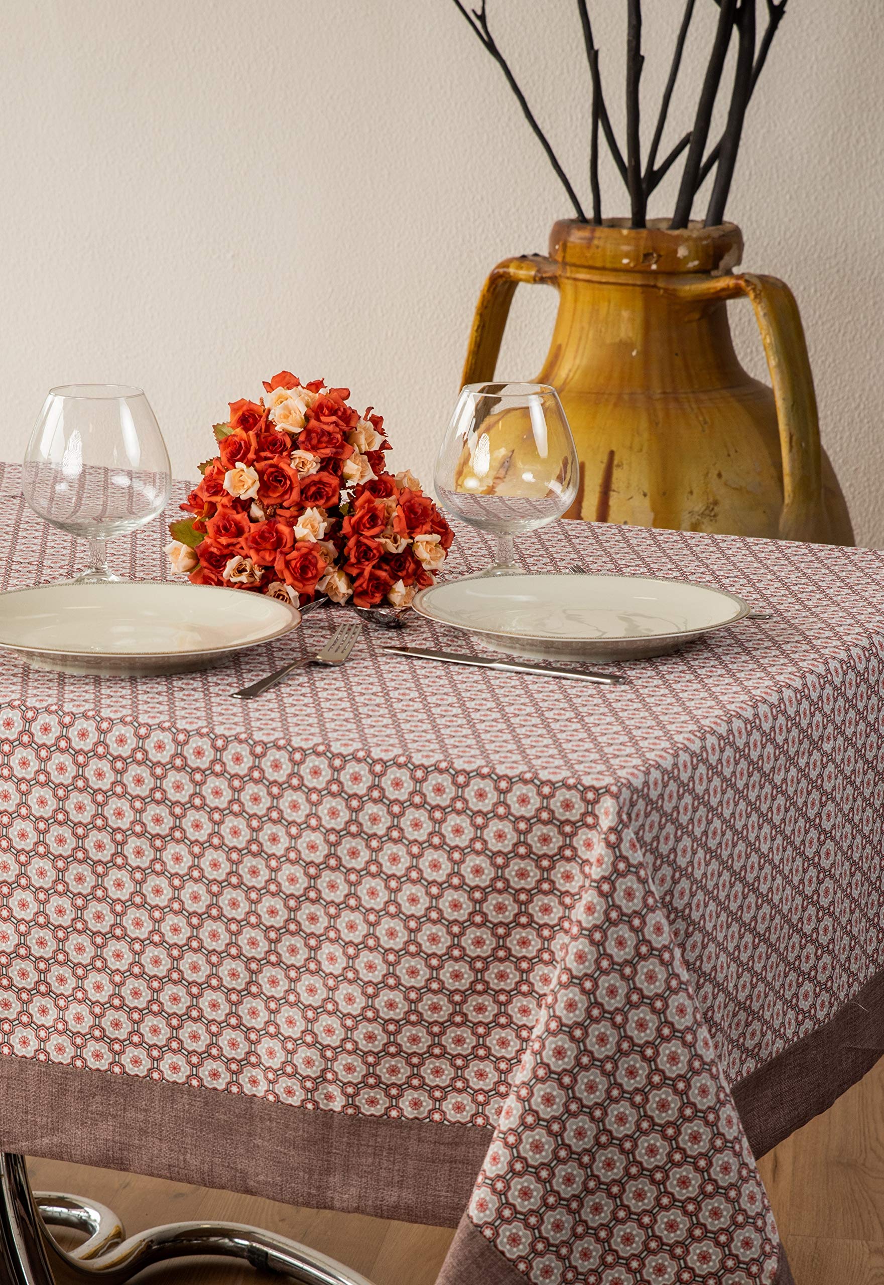 ESSE HOME - Stain Resistant Tablecloth, Table Cover - Cinzia 137 (140x270, 16-27)