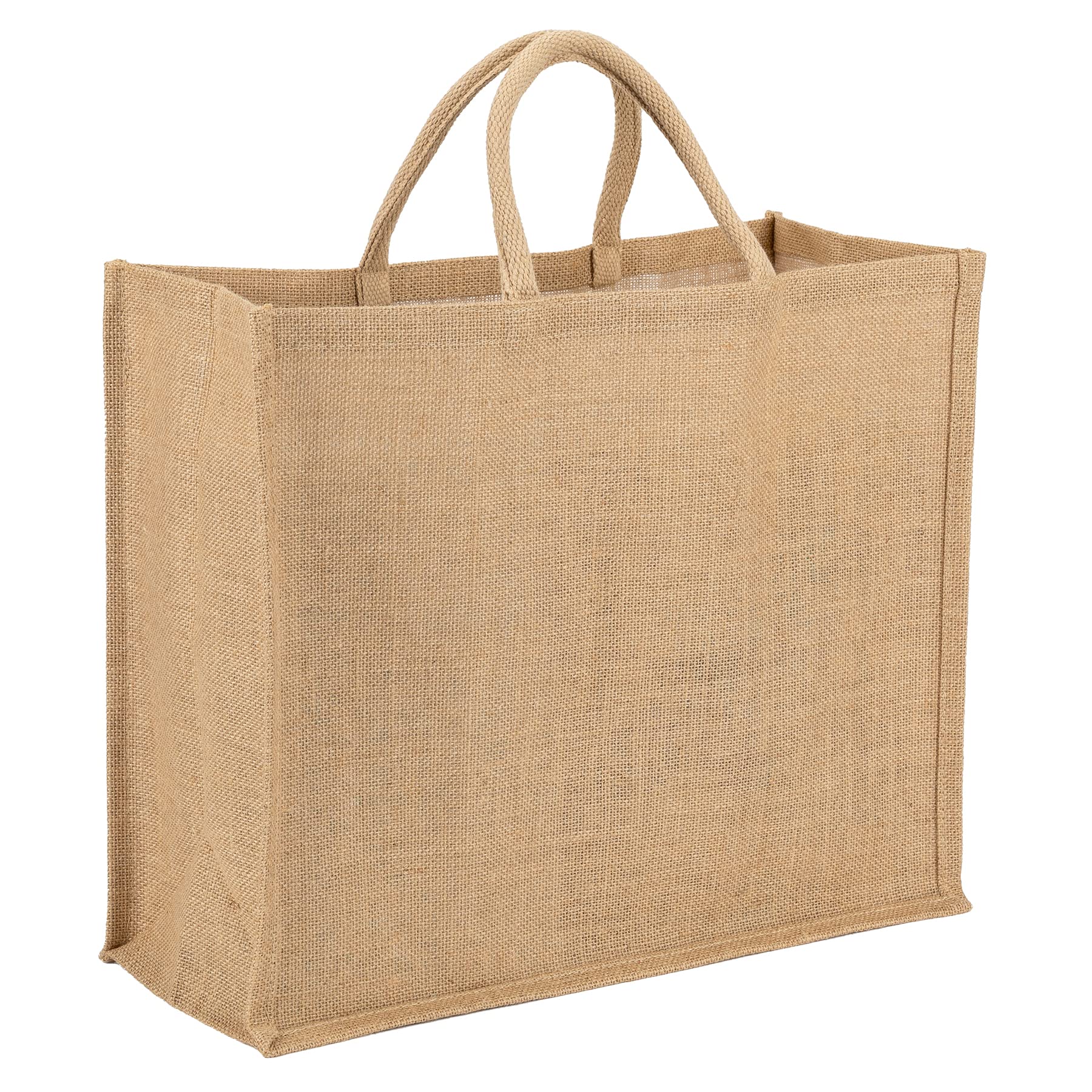 La cordeline Multi-Use Jute Tote Bag 25L 45 x 19 x 33 cm Natural Colour