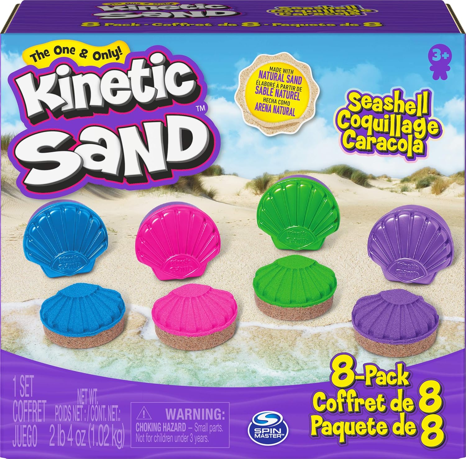 kinetic sand seashell