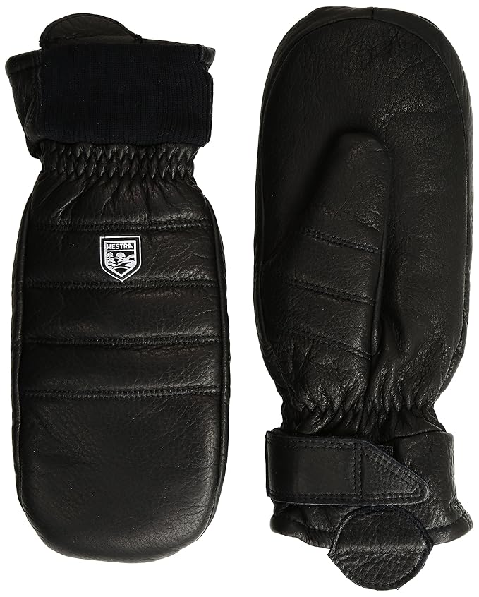 Hestra Leather Ski Gloves Mens and Womens Alpine Primaloft Cold Weather Winter Mittens Amazon