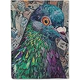 BIWOTU Funny Pigeon Blanket - Super Soft, Cozy, Lightweight Flannel Throw - Warm, Anti-Pilling Fuzzy Blanket for Couch, Bed, Office, Travel, Unisex - 50×60in