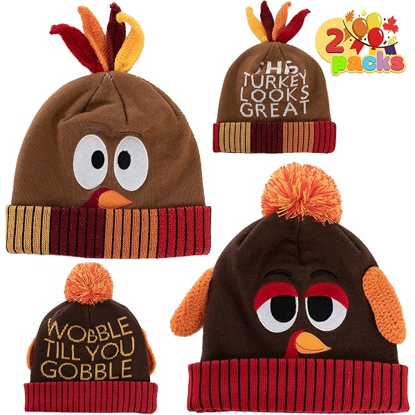 Chapeau De Dinde Rôtie Fantaisie Pour Enfant - Taille 1 à 14 Ans - Cadeau Amusant Thanksgiving Noël
