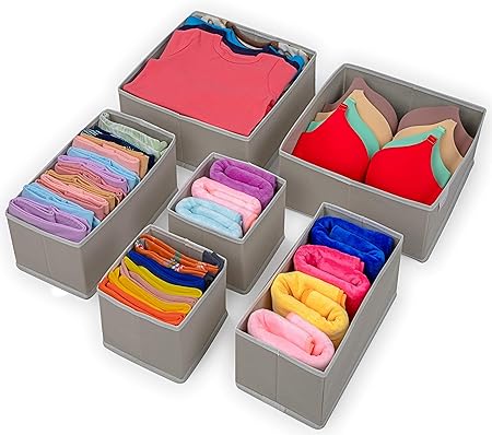 Amazon Com Stockyfy Foldable Cloth Dresser Drawer Organizer