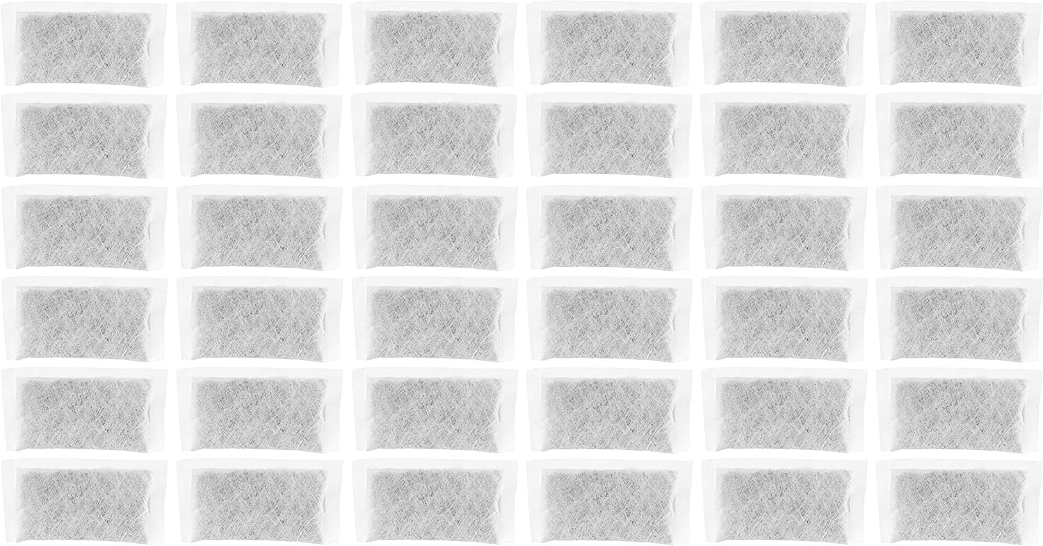 Nispira Replacement Activated Charcoal Water Filter Sachets Compatible with Megahome and Other Countertop Water Distiller, 36 packs: Kitchen & Dining