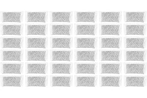 Nispira Replacement Activated Charcoal Water Filter Sachets Compatible with Megahome CO-Z Other Countertop Water Distiller, 36 packs