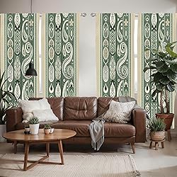 Ambesonne Boho Window Curtains Pack of
