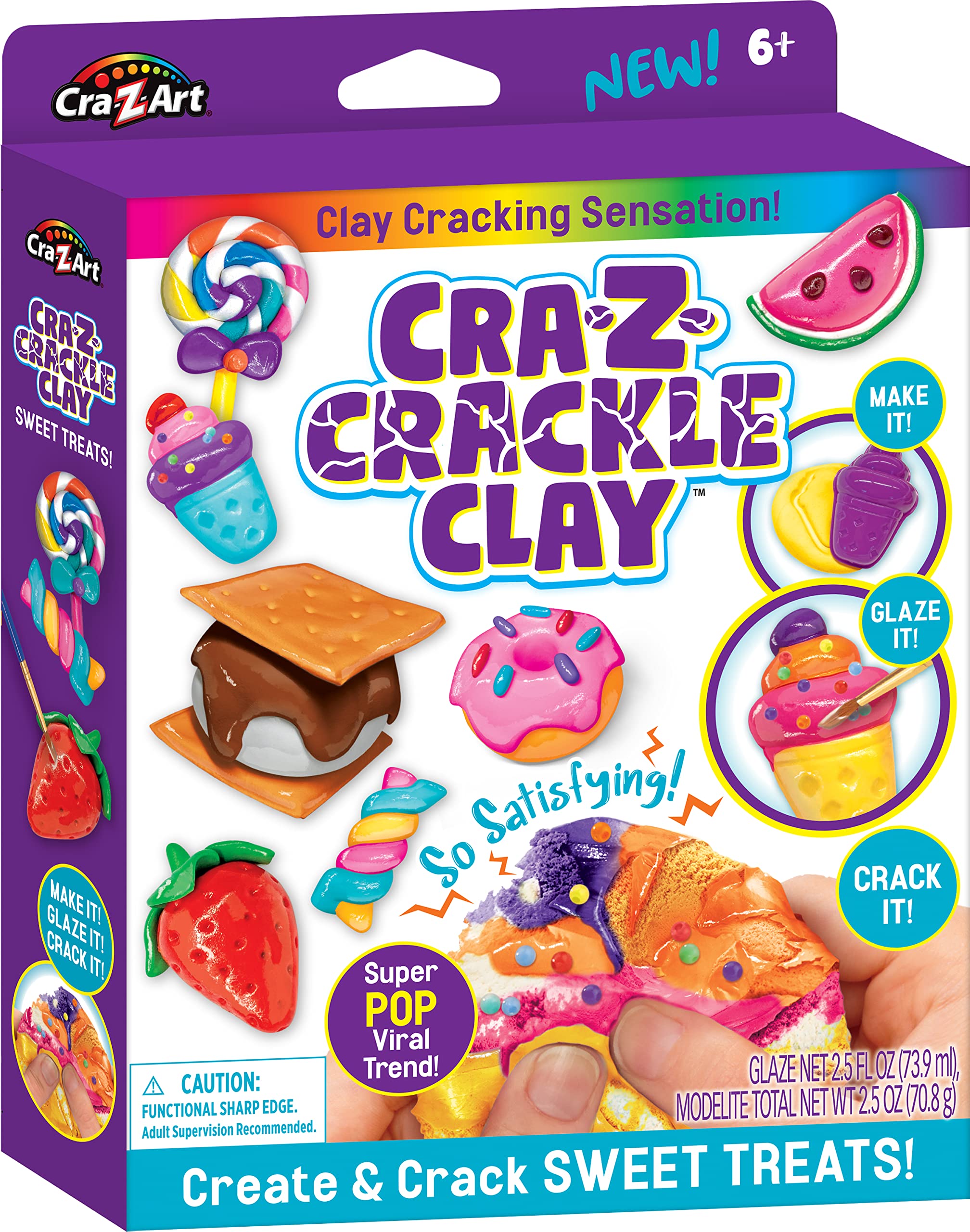 Photo 1 of CRA-Z-Crackle Clay Create & Crack Sweet Treats for Ages 6 and Up