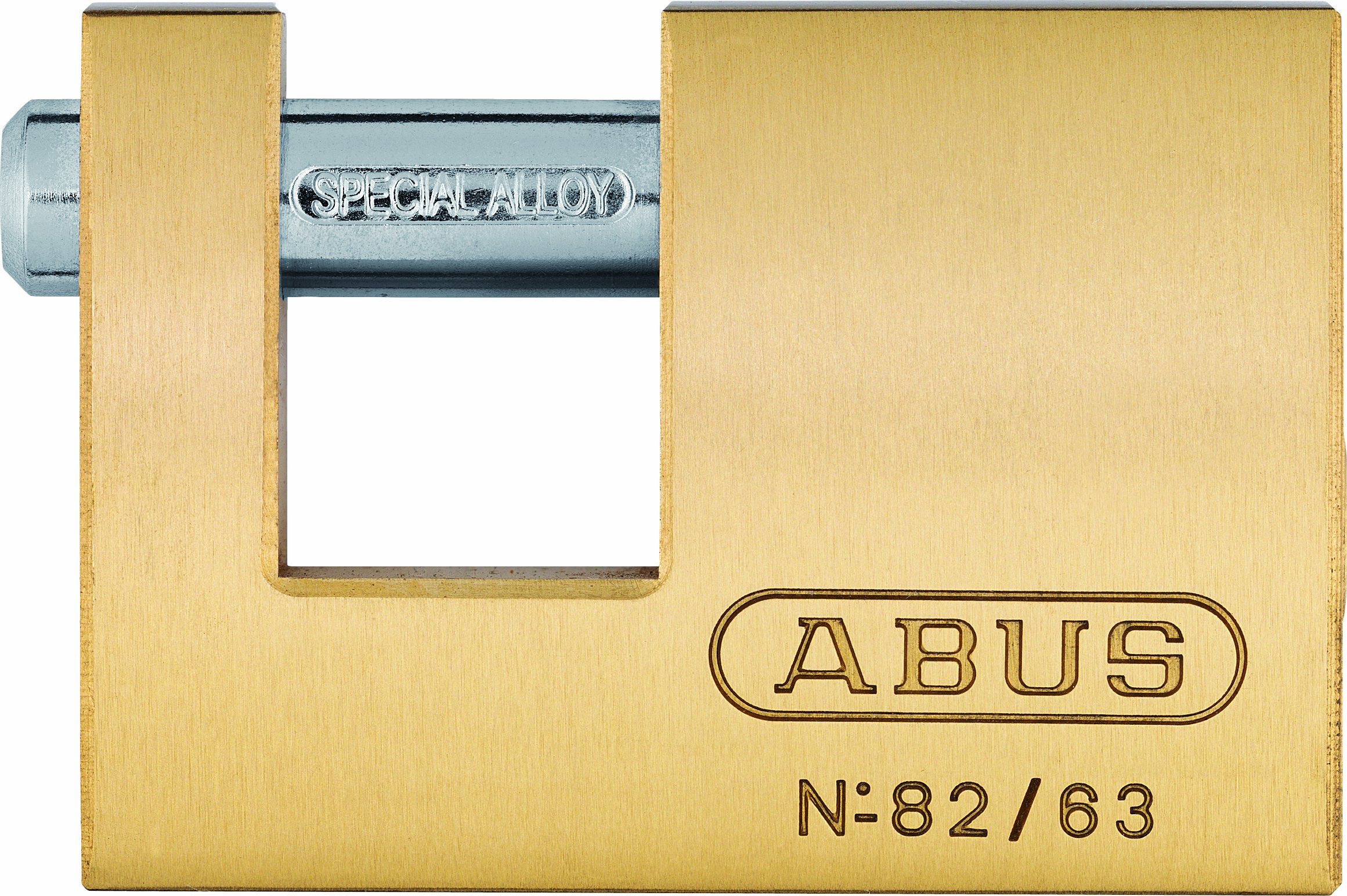 ABUS 11572 Monoblock Brass Shutter Padlock with 8502 Alike Keyed