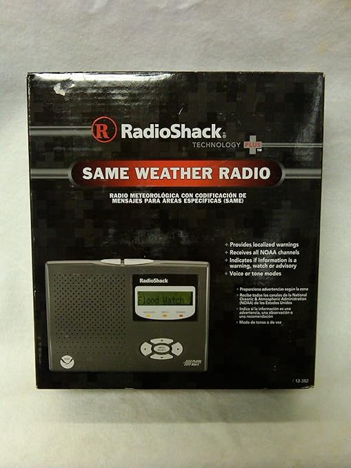 Radio Shack SAME Weather Radio Home Audio & Theater