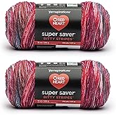 Red Heart Super Saver Pack van 3 - Herfst - 198g - Acryl - 4 Medium (Worsted) - 360 Yards - Breien, Haken, Amigurumi