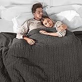 Queen Heated Blanket, Electric Blanket Dual Control with 5 Heating Levels & 10 Hours Auto Off, Ultra Soft Fuzzy Washable Heating Blanket Queen with ETL Certified, 84"x90", Dark Gray