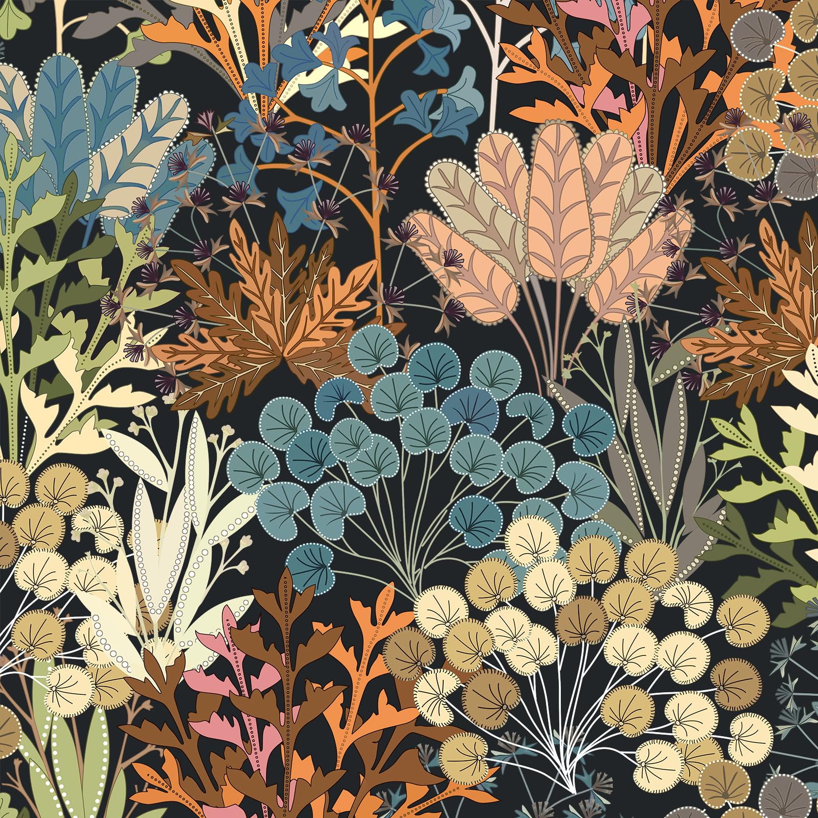 Photo 1 of ***FACTORY SEALED*** Vividpatch Floral Wallpaper Peel and Stick Boho Wall Paper Removable Waterproof Botanical Flowers Contact Paper for Bedroom, Bathroom, Home Wall 17.3" x 118"