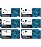 HXOULP 746 Cabezal de impresión de repuesto para HP746 P2V25A con chip, compatible con HP DesignJet HD Pro Z6 Z6dr Z9+ Z9+dr cabezal de impresión de gran formato, paquete de 1