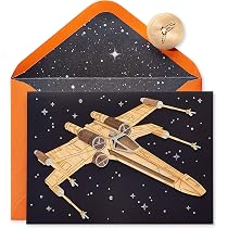 Papyrus Star Wars Porg Geburtstagskarte – Süße Porg-Karte Mit Stickerei & Harz-Details