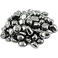 1lb Bulk Tumbled Hematite Stones from Brazil - Small 1/4"-1/2" Polished Natural Crystals for Reiki Crystal Healing