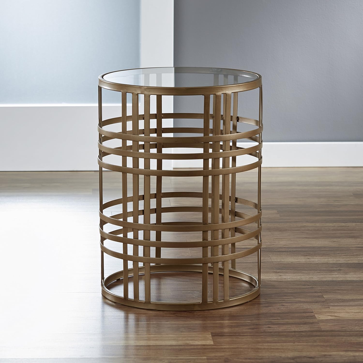 Best gold glass end table