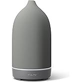 Aromatherapy Essential Oil Diffuser,9 Colors Mood Light,4 Timer Stone Diffuser Living Room(Grey)