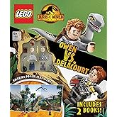 LEGO® Jurassic World™ Owen VS. Delacourt: Activity Book with Fun Facts, Pop-Up Play Scene, and 2 LEGO(R) Minifigures to Inspire Imagination and Creativity!