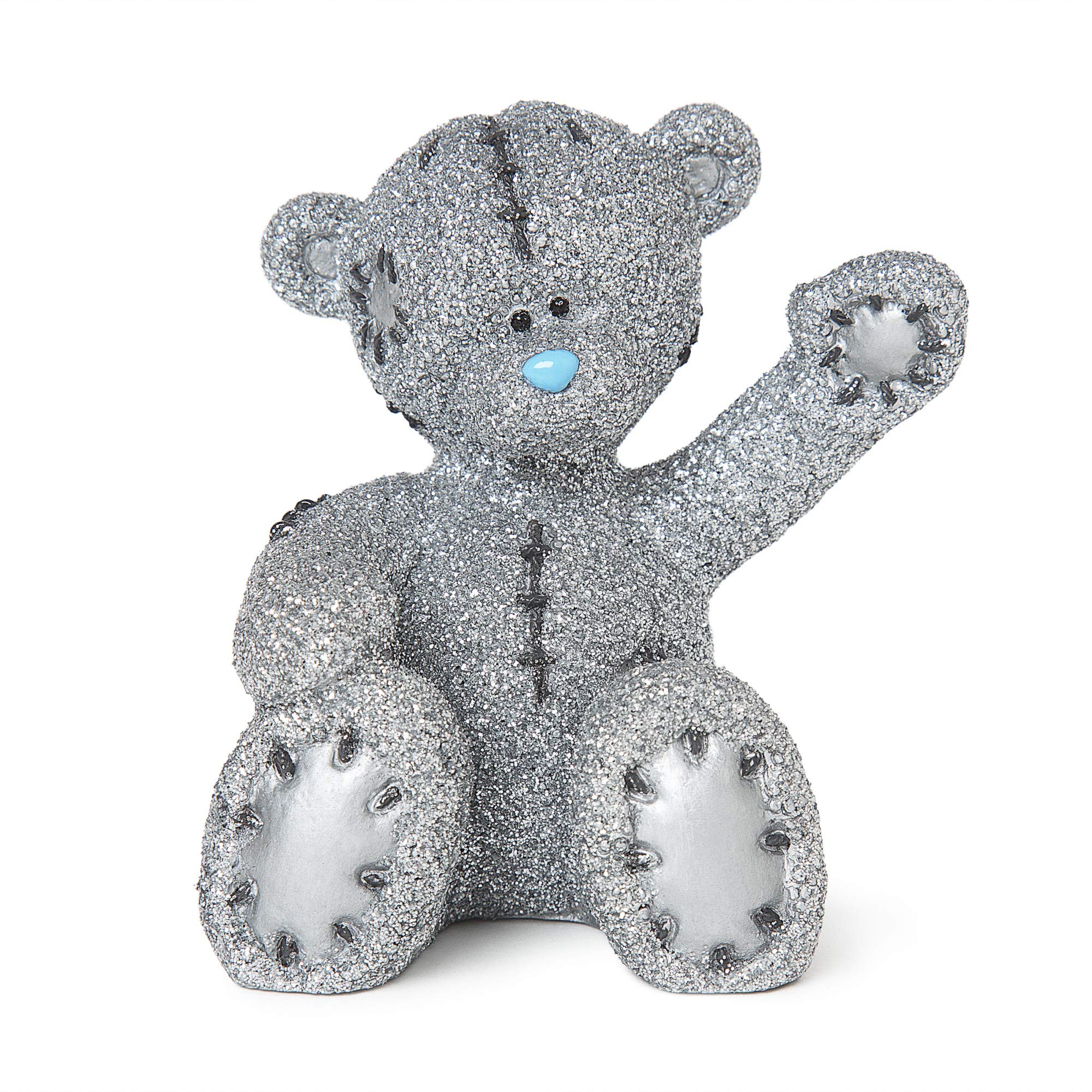 Me to You Glitter Tatty Teddy Figurine AGE01010, grey