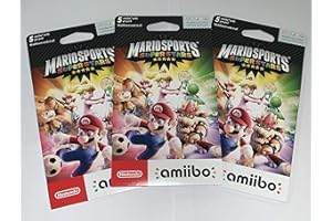 Nintendo Mario Sports Superstars Amiibo Cards 3 pack 15 cards
