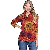 Ali Miles Textured Brushed Knit Popover Tunic