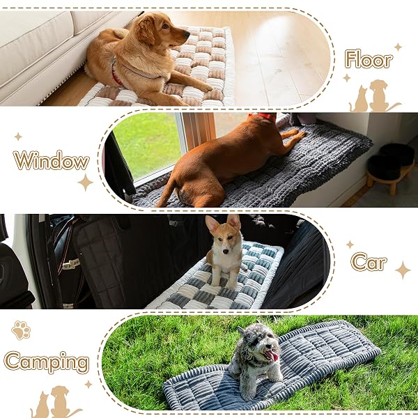 NESTLYMOLY COUCH COVER FOR SOFA, SECTIONAL COUCH COVER FOR DOGS, SOFA COVER WASHABLE, CUSHION COVER BLANKET PAD BED MAT FOR PETS, FLEECE FURNITURE PROTECTOR, WHITE, 23.6X23.6IN