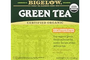 Bigelow Tea, 40 Bags - Organic Decaffeinated Green (2 Pack)