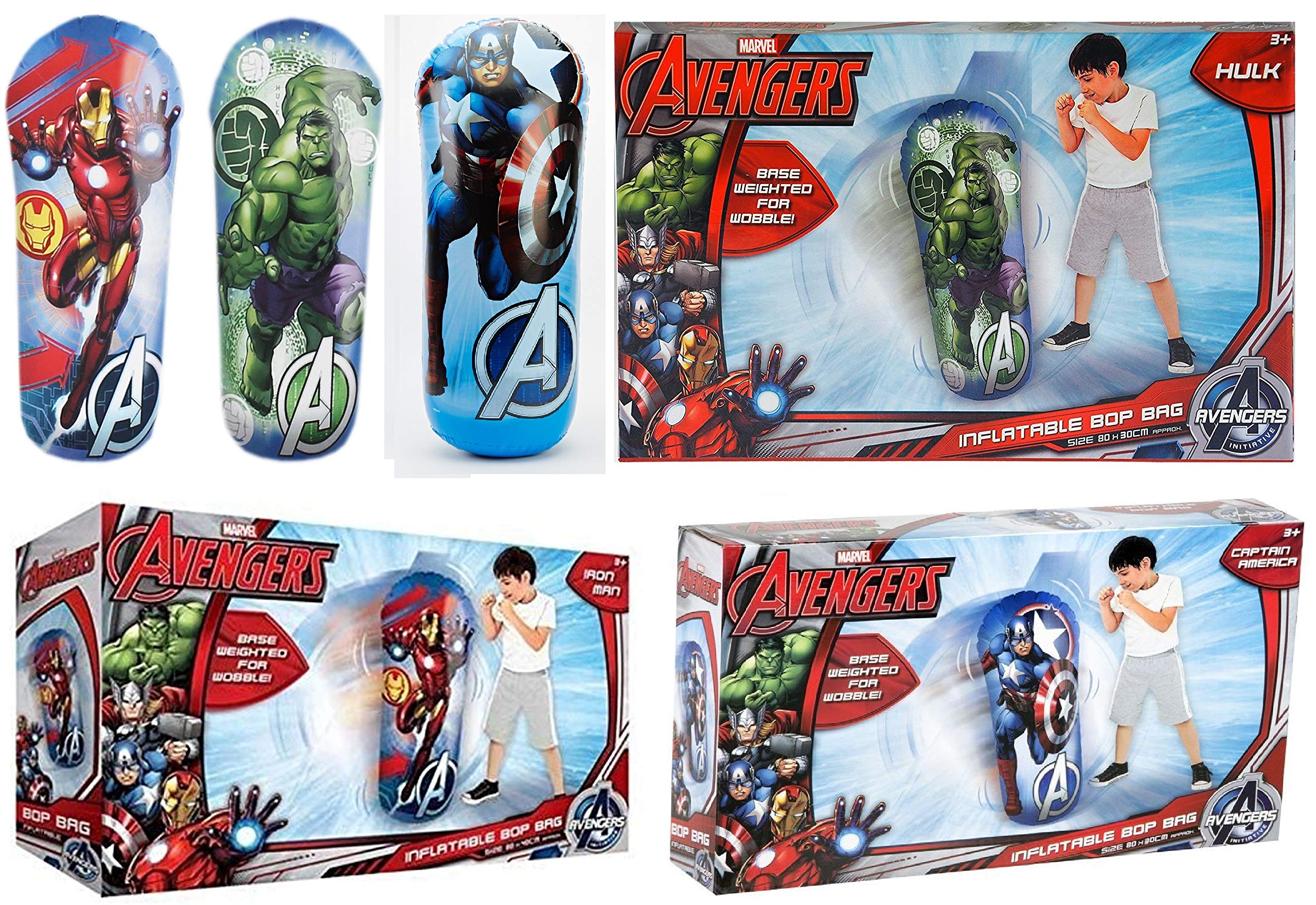Marvel Avengers Bop Bag Assorted 3 Designs One Supplied Hulk By Rms Buy Online In Guernsey At Desertcart 48405627