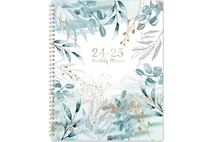 URNEEDS 2024-2025 Monthly Planner - Monthly Planner 2024-2025, January 2024 - December 2025, 8.5" x 11", 2 Year Monthly Calendar, Monthly Planner 8.5''x11'' with Monthly Tabs, Double Back Pocket, Large Blocks