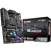 MSI MPG B550 Gaming Plus V1 Gaming Motherboard (AMD Ryzen 5000, AM4, DDR4, PCIe 4.0, SATA 6Gb/s, M.2, USB 3.2 Gen 2, HDMI/DP, ATX)