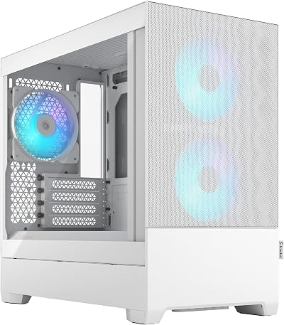 Fractal Design Pop Mini Air RGB White Core Tempered Glass Front mATX Case