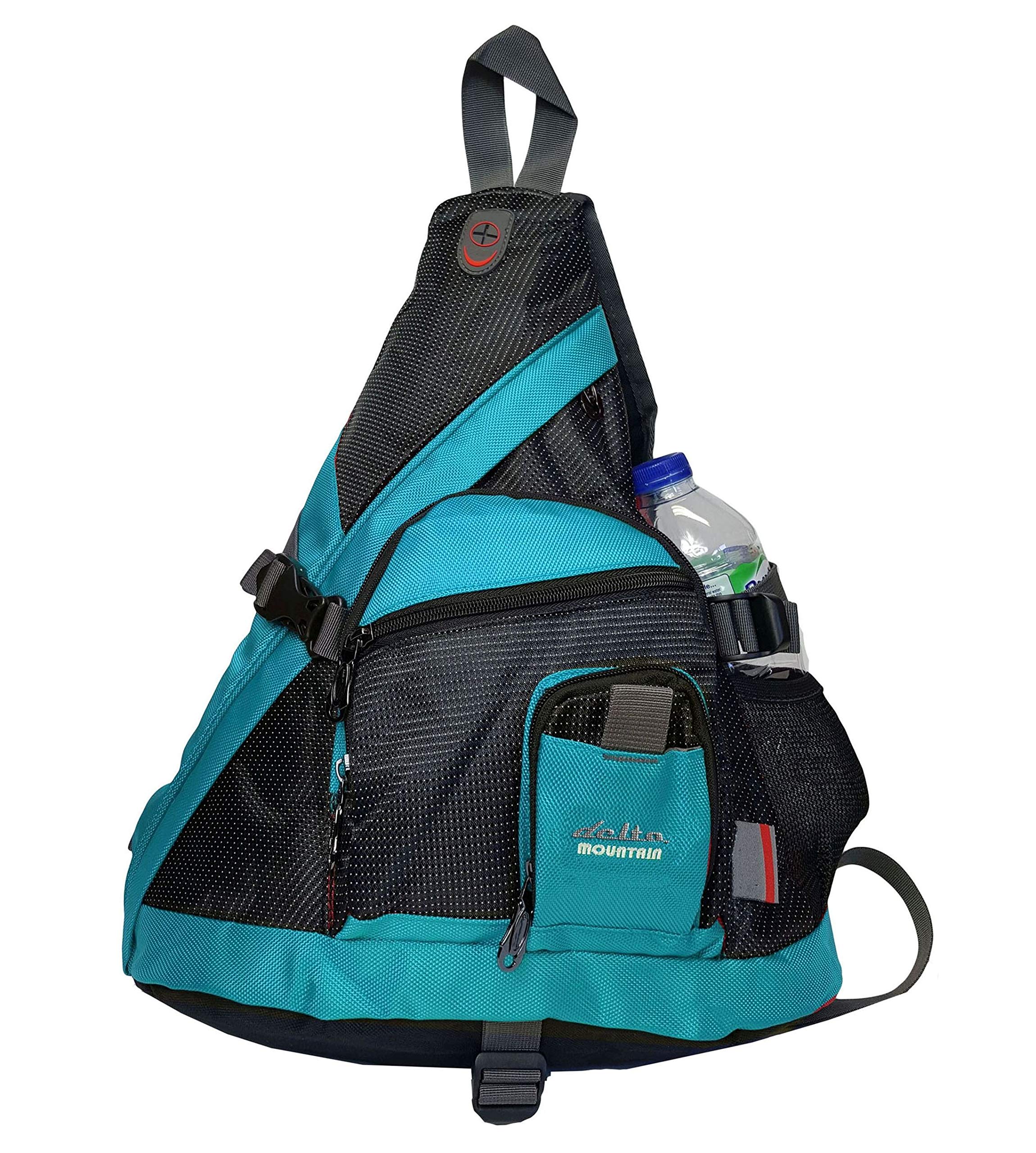 GFM® Mens Monostrap Sling Backpack for Cycling, Bike, Biking etc (S1-1154-Turquoise) — image 1
