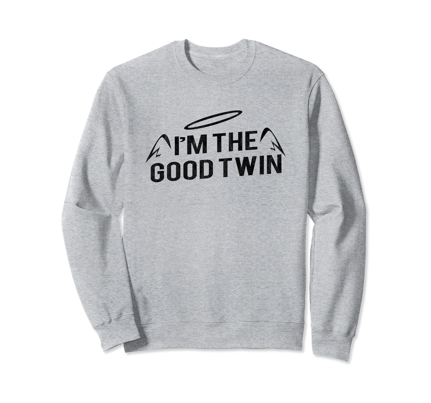 I'm the Good Twin Halloween Costume Sweatshirt-ANZ