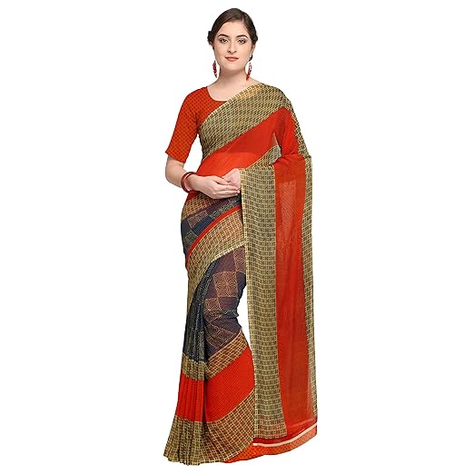 Anand Sarees Georgette with Blouse Piece Saree