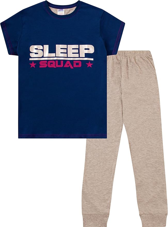 ThePyjamaFactory Teenage Girl's Pyjamas Sleep Squad Long Pjs 9 to 16
