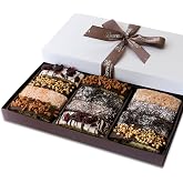 Barnetts 12 Chocolate Biscotti Gift Box Gourmet Cookie Gifts | Halloween Candy Basket, Thanksgiving, Diwali, Christmas Holiday Gifts For Him and Her, Food Delivery, Fancy Cookies Treat