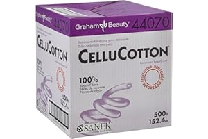 Graham Beauty Cellucotton, 44070, Hair Care Coil, Rayon, White, Shape