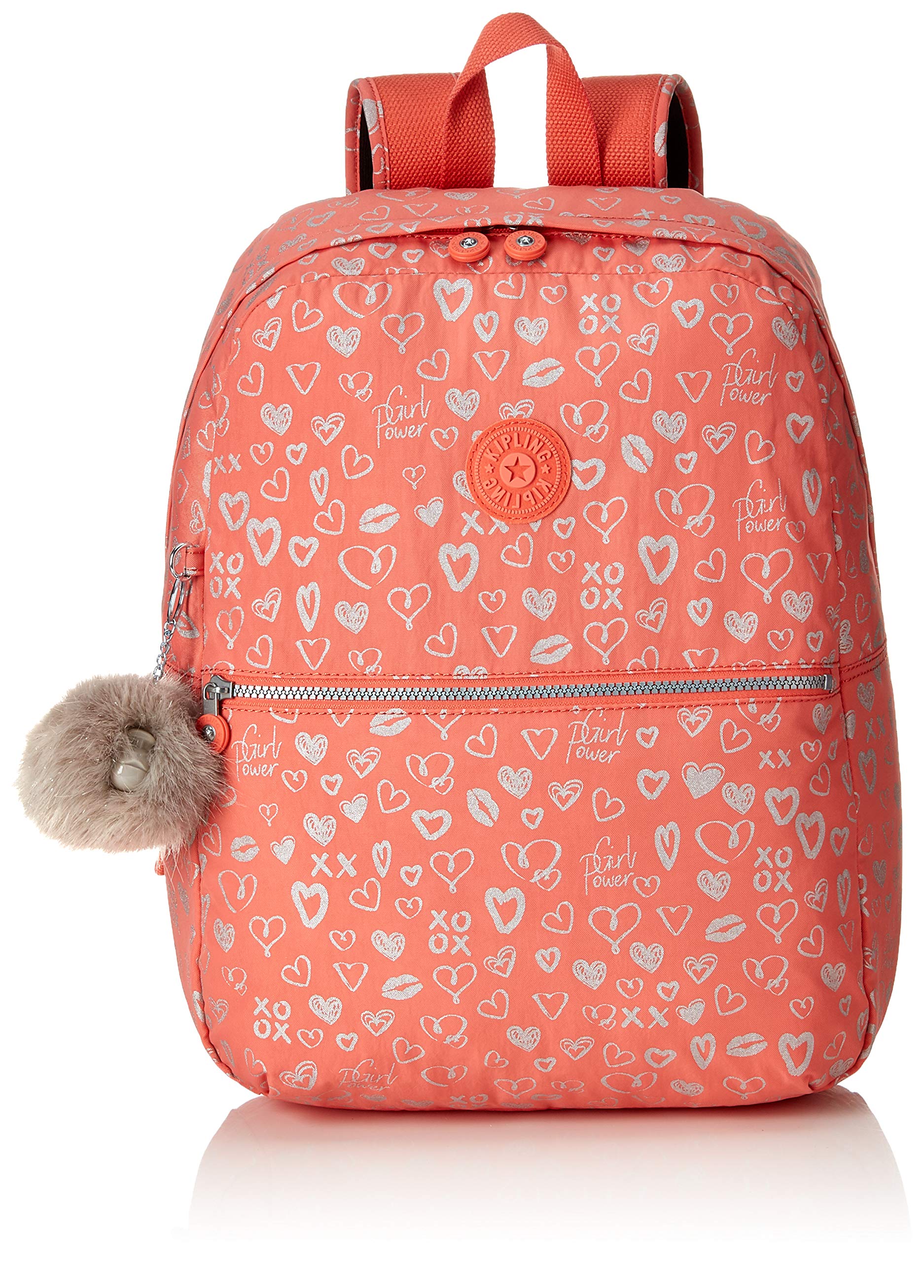 Kipling EMERY School Backpack, 42 cm, 22 liters, Multicolour (Hearty Pink Met) — image 1