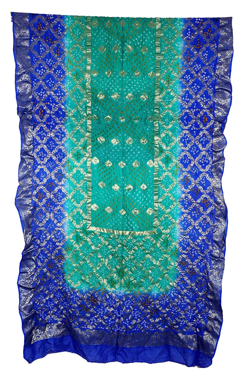 generic women's weaving bandhani banarasi silk dupatta
