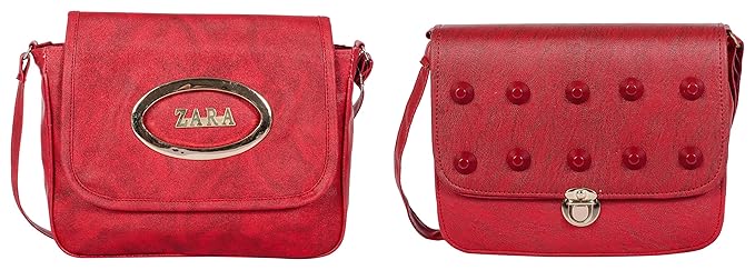 mk sling bag red