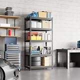 Yaheetech 5 Tier Garage Shelving Units Adjustable Metal Shelves 150x70x30cm view 2