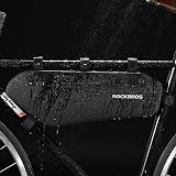 ROCKBROS Bike Frame Bag 4L Waterproof Triangle Top Tube Pouch Black view 4