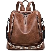 sqlp Fashion Backpack Purse for Women Vegan Leather Travel Back Pack Womens Designer Shoulder Bags